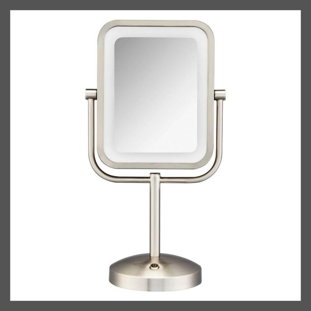Open Box - Conair - LED Vanity Makeup Mirror - Silver Silver - Picture 2 of 8